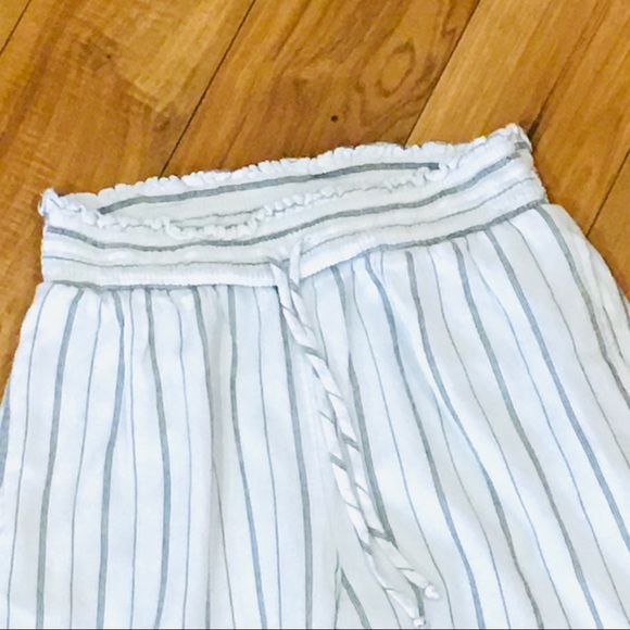 American Eagle AEO linen beach pants coastal stripes small -26 inseam - Picture 4 of 9